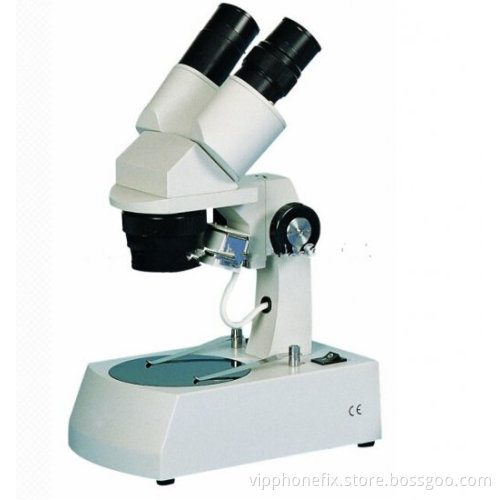 20X 40X 80X Zoom Stereo Binocular Microscope For Fix Phone